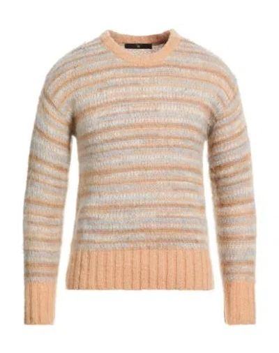 Become Man Sweater Sand Size S Acrylic, Polyamide, Wool, Mohair Wool In Pink