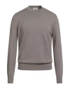 Become Man Sweater Taupe Size 42 Virgin Wool, Acrylic In Gray