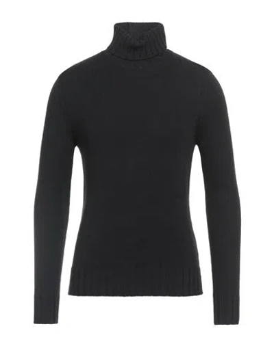 Become Man Turtleneck Black Size 46 Merino Wool, Acrylic