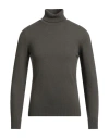 Become Man Turtleneck Military Green Size 36 Merino Wool, Viscose, Polyamide, Cashmere In Gray