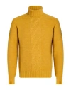 Become Man Turtleneck Mustard Size 40 Acrylic, Wool, Viscose, Alpaca Wool In Yellow