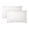 Bed Hog Sateen 2 Pieces 625 Wrinkle Resistant Pillowcase In White