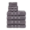 Bed Hog Vivendi Infinity 8-pc. Quick Dry Bath Towel Set In Black