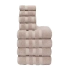 Bed Hog Vivendi Infinity 8-pc. Quick Dry Bath Towel Set In Sand