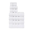 Bed Hog Vivendi Infinity 8-pc. Quick Dry Bath Towel Set In White