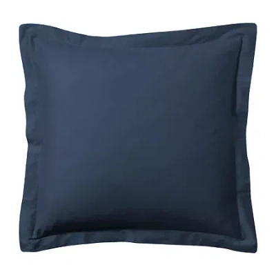 Bed Maker's Levinsohn Textile Tailored Euro Sham In Blue