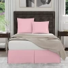 Bed Maker's Levinsohn Textile Tailored Euro Sham In Pink