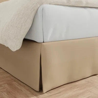 Bed Maker's No Lift Wrap Around Bedskirt, 14" Drop In Mocha