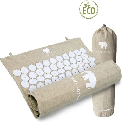 Bed Of Nails Bon Original Premium Eco Acupressure Travel Mat In Neutral