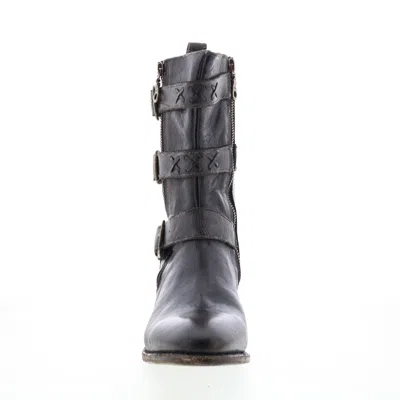 Pre-owned Bed Stu Blanchett F328003 Womens Brown Leather Zipper Casual Dress Boots