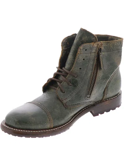 Bed Stu Bonnie Ii Womens Lace-up Leather Ankle Boots In Multi