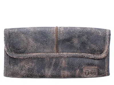 Bed Stu Canton Leather Clutch Wallet In Black