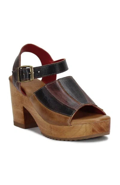 Bed Stu Jetsetter Wood Heel In Brown