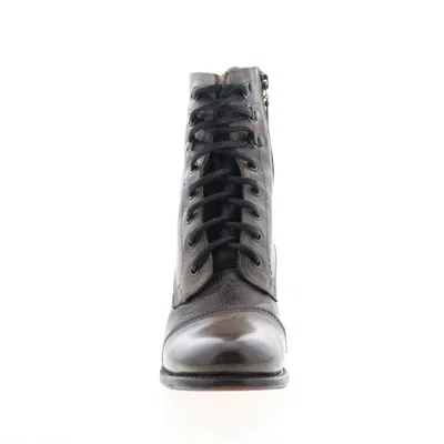 Pre-owned Bed Stu Judgement F385001 Womens Brown Leather Lace Up Casual Dress Boots