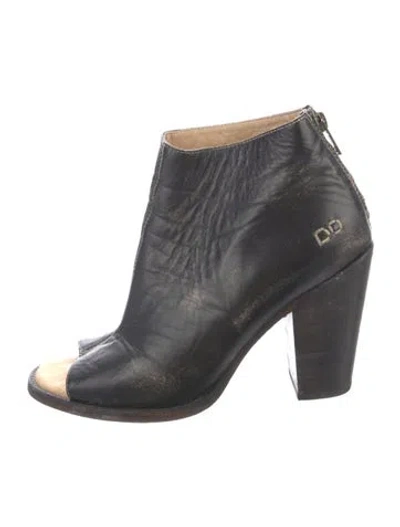 Pre-owned Bed Stu Leather Boots In Black