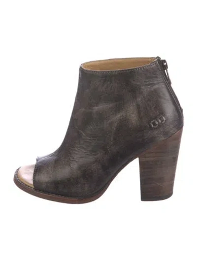 Pre-owned Bed Stu Leather Boots In Black