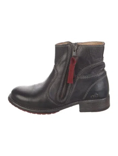 Pre-owned Bed Stu Leather Boots In Black