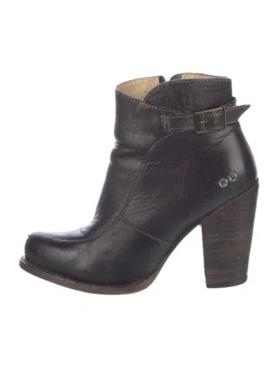 Pre-owned Bed Stu Leather Boots In Blue