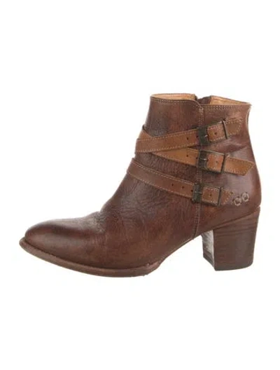 Pre-owned Bed Stu Leather Boots In Brown