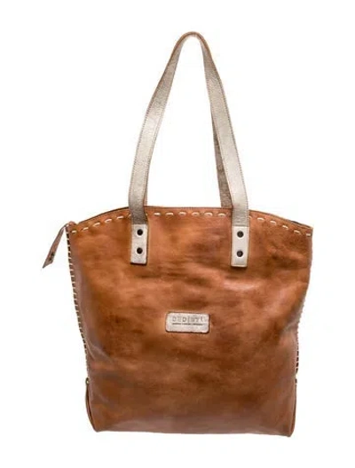 Pre-owned Bed Stu Leather Bucket Bag In Brown