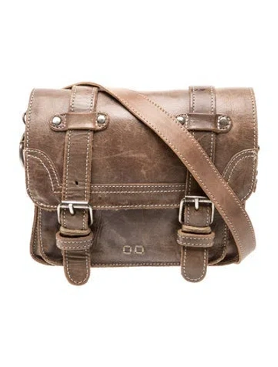 Pre-owned Bed Stu Leather Crossbody Bag In Brown