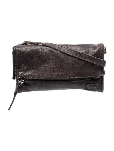 Pre-owned Bed Stu Leather Crossbody Bag In Gray