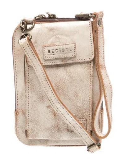 Pre-owned Bed Stu Leather Crossbody Bag In Neutral