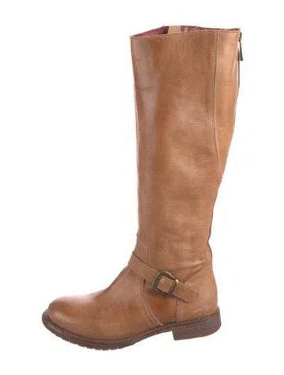 Pre-owned Bed Stu Leather Riding Boots In Brown