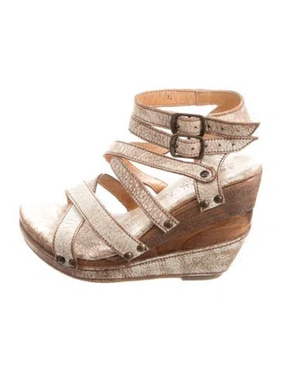 Pre-owned Bed Stu Leather Sandals In Brown
