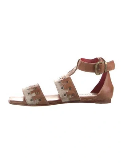 Pre-owned Bed Stu Leather Sandals In Brown