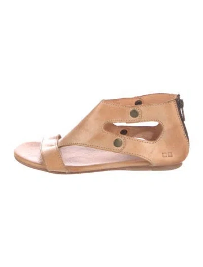 Pre-owned Bed Stu Leather Sandals In Neutrals