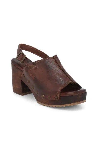 Bed Stu Marie Wood Heel In Brown