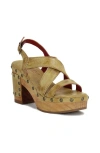 Bed Stu Mediation Wood Heel In Green