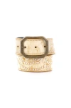 Bed Stu Mohawk Belt In Neutral
