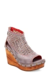 Bed Stu Odette Platform Wedge Sandal In Alkaline Rustic