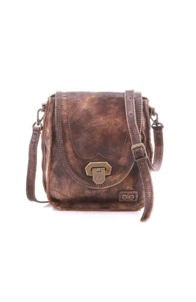 Bed Stu Rhyme Compact Crossbody In Teak Hand Wash