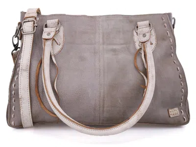 Bed Stu Rockababy Leather Shoulder Bag In Silver