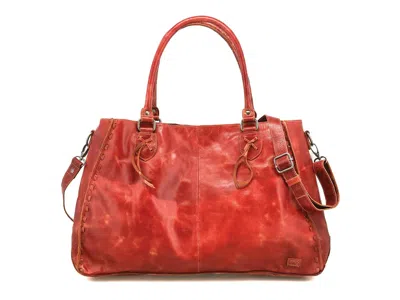 Bed Stu Rockaway Leather Tote In Red