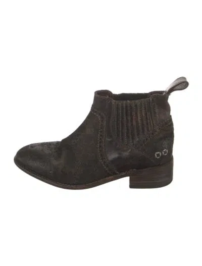 Pre-owned Bed Stu Suede Chelsea Boots In Brown