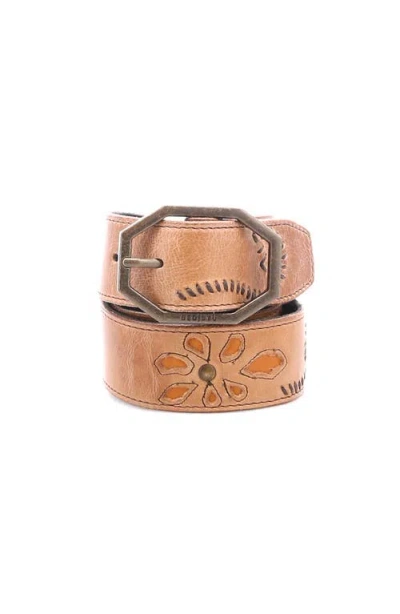 Bed Stu Upswing Ii Floral Inlay Belt In Purple