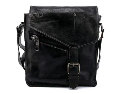 Bed Stu Venice Beach Leather Crossbody Bag In Black