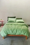 Bed Threads Cotton Percale Bedding Bundle In Apple/moss At Urban Outfitters