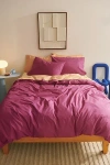 Bed Threads Cotton Percale Bedding Bundle In Berry/butterscotch/vanilla At Urban Outfitters