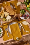 Bed Threads French Flax Linen Les Fruits Placemat Set In Citron At Urban Outfitters In Yellow