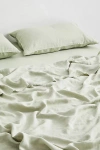 Bed Threads French Flax Linen Sheet Set In Sage At Urban Outfitters In Green