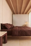 Bed Threads Organic Cotton Percale Duvet Cover In Espresso At Urban Outfitters