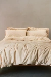 Bed Threads Organic Cotton Percale Duvet Cover In Vanilla At Urban Outfitters In Neutral