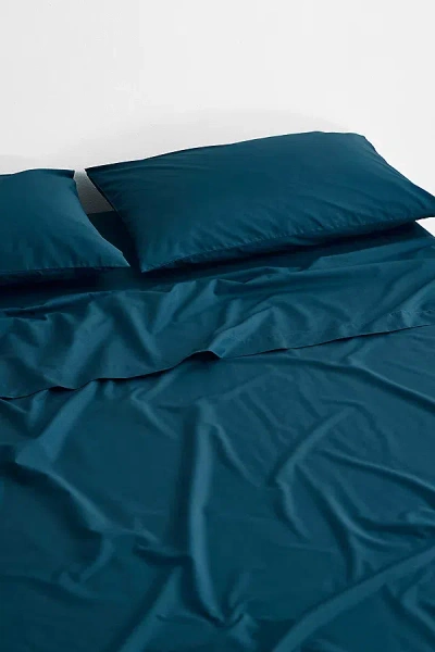 Bed Threads Organic Cotton Percale Pillowcase Set In Aegean At Urban Outfitters