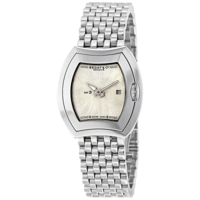 Bedat No 3 Silver Dial Stainless Steel Ladies Watch 334.011.100 In Metallic