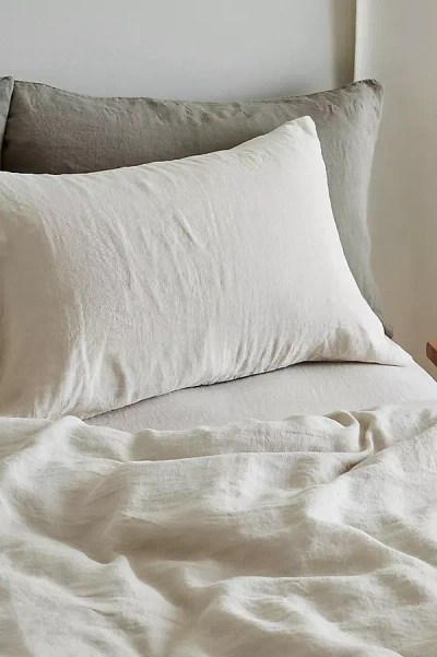 Bedfolk Clay Linen Pillowcases, Set Of 2